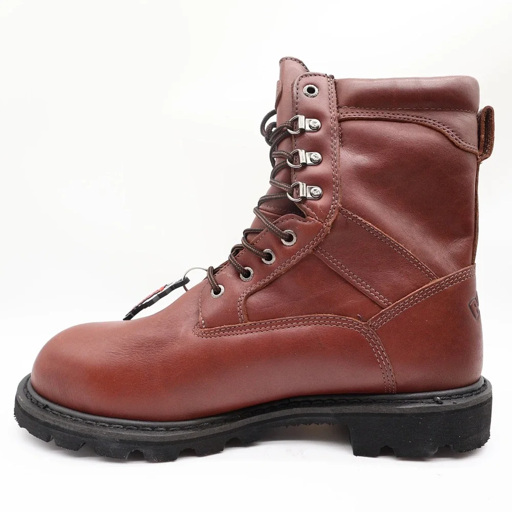 Rocky 6224 Steel Toe Ranger Work Boots Mens 12M Brown Leather Gore-Tex New